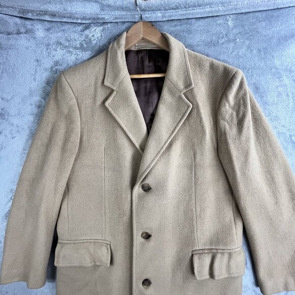 VTG Austin Scott Coat Men's Size 46 Wool Winter Heavy Overcoat 90s Cold Weather - Picture 14 of 16